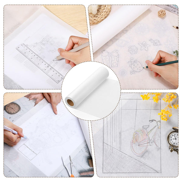 Embroidery Tracing Paper Roll, Perfect for Embroidery, Sewing, Crafts, and DIY Projects