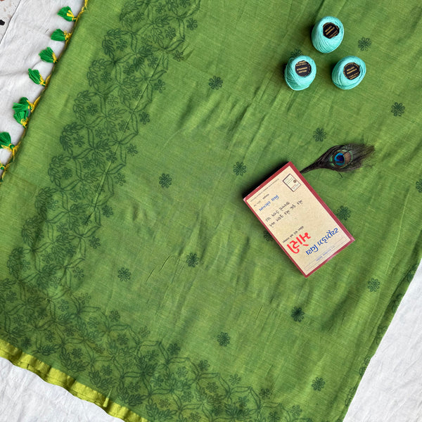 छपाई वाली सारी for Hand Work