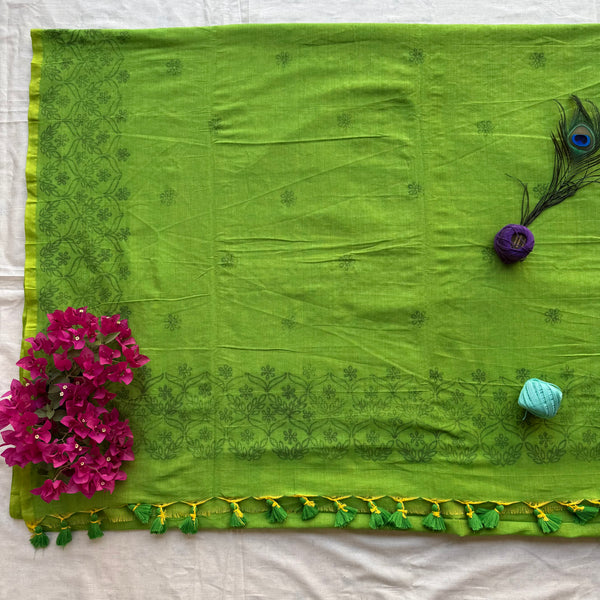 छपाई वाली सारी for Hand Work