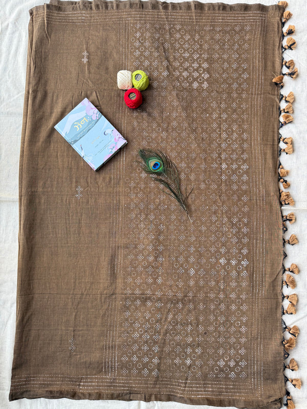 छपाई वाली सारी for Hand Work