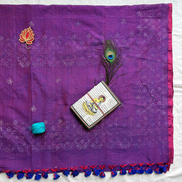 छपाई वाली  सारी for Hand Work
