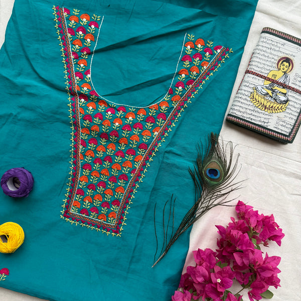 “Maslin Embroidery Kurti