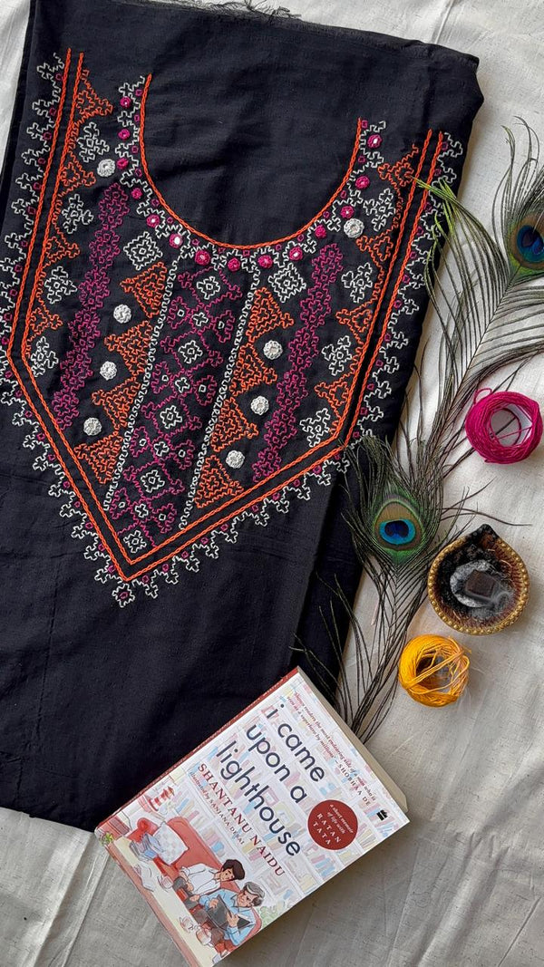 Silk Embroidered Kurti